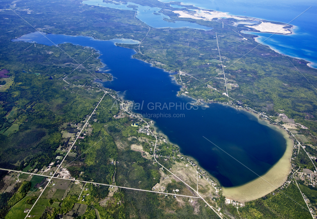 Long Lake in Alpena/Presque Isle County, Michigan